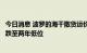 今日消息 波罗的海干散货运价指数下降，海岬型船运价指数跌至两年低位