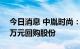 今日消息 中胤时尚：拟以3000万元至6000万元回购股份