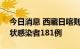 今日消息 西藏日喀则8月24日新增本土无症状感染者181例