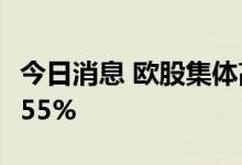 今日消息 欧股集体高开 德国DAX30指数涨0.55%