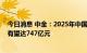 今日消息 中金：2025年中国自动驾驶决策层软件市场规模有望达747亿元