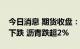 今日消息 期货收盘：国内期货夜盘收盘多数下跌 沥青跌超2%