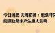 今日消息 天海防务：地缘冲突事件对公司船海工程业务和新能源业务未产生重大影响