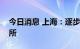 今日消息 上海：逐步探索建设全国性氢交易所