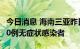 今日消息 海南三亚昨日新增76例确诊病例 250例无症状感染者