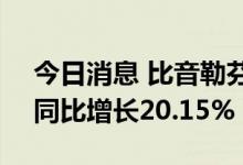 今日消息 比音勒芬：上半年净利2.65亿元，同比增长20.15%