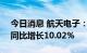 今日消息 航天电子：上半年净利3.58亿元，同比增长10.02%