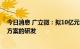 今日消息 广立微：拟10亿元布局制造类EDA相关测试解决方案的研发