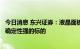 今日消息 东兴证券：液晶面板价格有望触底，建议把握业绩确定性强的标的