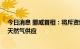 今日消息 挪威首相：将斥资约20亿挪威克朗资助乌克兰的天然气供应