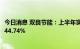 今日消息 双良节能：上半年实现净利润3.5亿元，同比增长244.74%