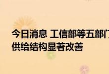 今日消息 工信部等五部门提出通过5年至8年时间电力装备供给结构显著改善