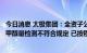 今日消息 太极集团：全资子公司南充制药生产的藿香正气水甲醇量检测不符合规定 已按程序全部召回