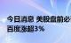 今日消息 美股盘前必读：三大股指期货走高 百度涨超3%