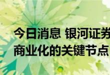 今日消息 银河证券：目前钙钛矿电池已步入商业化的关键节点