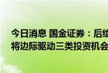 今日消息 国金证券：后续市场对光伏需求一致预期的上修 将边际驱动三类投资机会