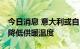 今日消息 意大利或自10月起减少供暖时间并降低供暖温度