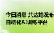 今日消息 共达地发布行业首个商用AutoML自动化AI训练平台