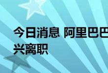 今日消息 阿里巴巴海外数字商业板块CTO汤兴离职