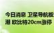 今日消息 卫星导航板块持续上涨 板块掀涨停潮 欧比特20cm涨停