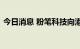 今日消息 粉笔科技向港交所提交上市申请书