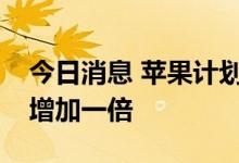 今日消息 苹果计划将数字广告业务员工数量增加一倍