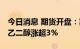 今日消息 期货开盘：期货夜盘开盘多数上涨 乙二醇涨超3%