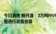 今日消息 新开源：2万吨NVP项目正在基建，预计今年四季度进行设备安装