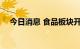 今日消息 食品板块开盘走低 桂发祥跌停