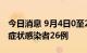 今日消息 9月4日0至24时 长春市新增本土无症状感染者26例