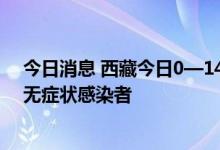 今日消息 西藏今日0—14时新增32例本土确诊病例 228例无症状感染者