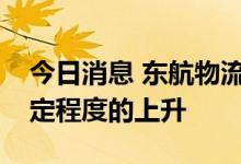 今日消息 东航物流：预计下半年运价会有一定程度的上升