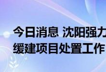 今日消息 沈阳强力推进闲置土地和房地产停缓建项目处置工作