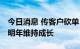 今日消息 传客户砍单 台积电：今年产能紧绷明年维持成长