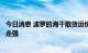 今日消息 波罗的海干散货运价指数上涨，因巴拿马型船价格走强