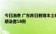 今日消息 广东昨日新增本土确诊病例36例 新增本土无症状感染者18例