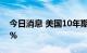 今日消息 美国10年期国债收益率升至3.365%