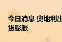 今日消息 奥地利出台电价限制措施以对抗通货膨胀