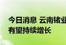 今日消息 云南锗业：未来光伏级锗晶片市场有望持续增长