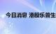今日消息 港股乐普生物涨幅扩大至300%