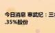 今日消息 寒武纪：三名股东拟减持合计不超5.35%股份