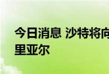 今日消息 沙特将向钢铁行业投资350亿沙特里亚尔