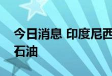 今日消息 印度尼西亚总统考虑向俄罗斯购买石油