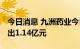 今日消息 九洲药业今日跌8.81% 三机构净卖出1.14亿元