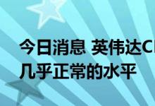 今日消息 英伟达CFO：显卡价格已经降到了几乎正常的水平