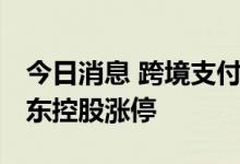 今日消息 跨境支付板块继续拉升 京北方、仁东控股涨停