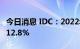 今日消息 IDC：2022年全球PC出货量将下降12.8%