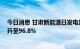 今日消息 甘肃新能源日发电量创历史新高 新能源利用率提升至96.8%