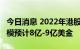 今日消息 2022年港股最大IPO 万物云发行规模预计8亿-9亿美金