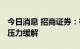 今日消息 招商证券：存款利率下调 银行息差压力缓解